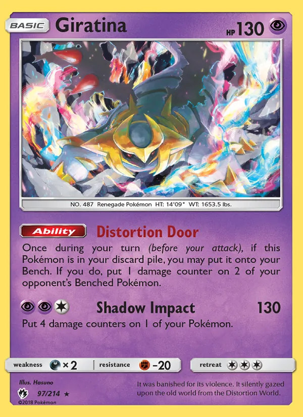 Giratina #97 – Lost Thunder card