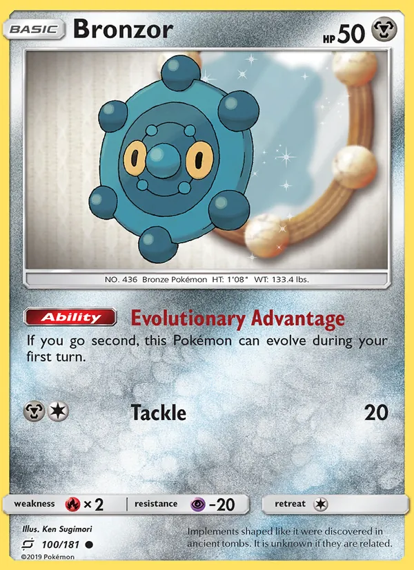 Bronzor #100 – Team Up card