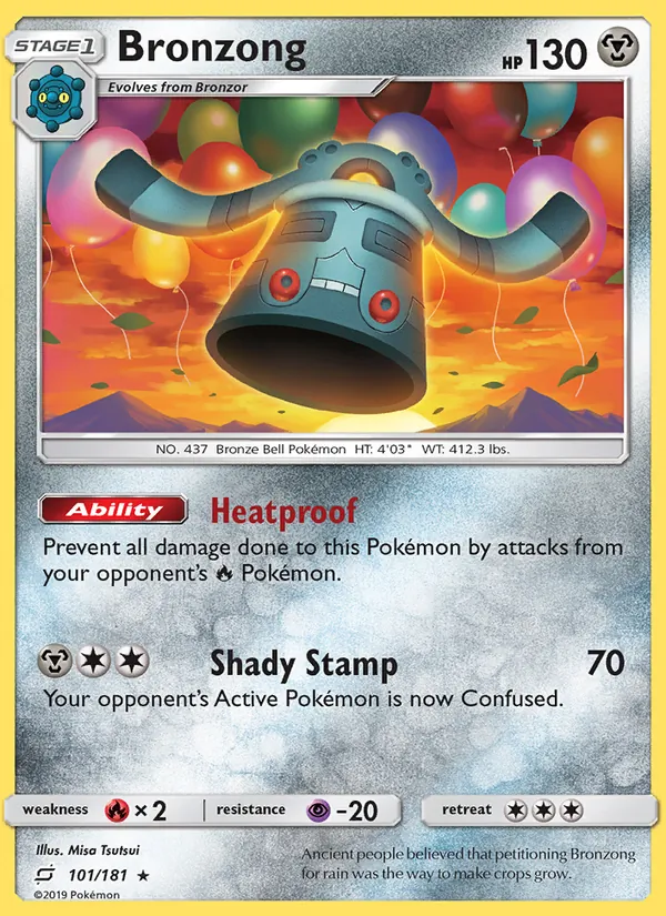 Bronzong #101 – Team Up card