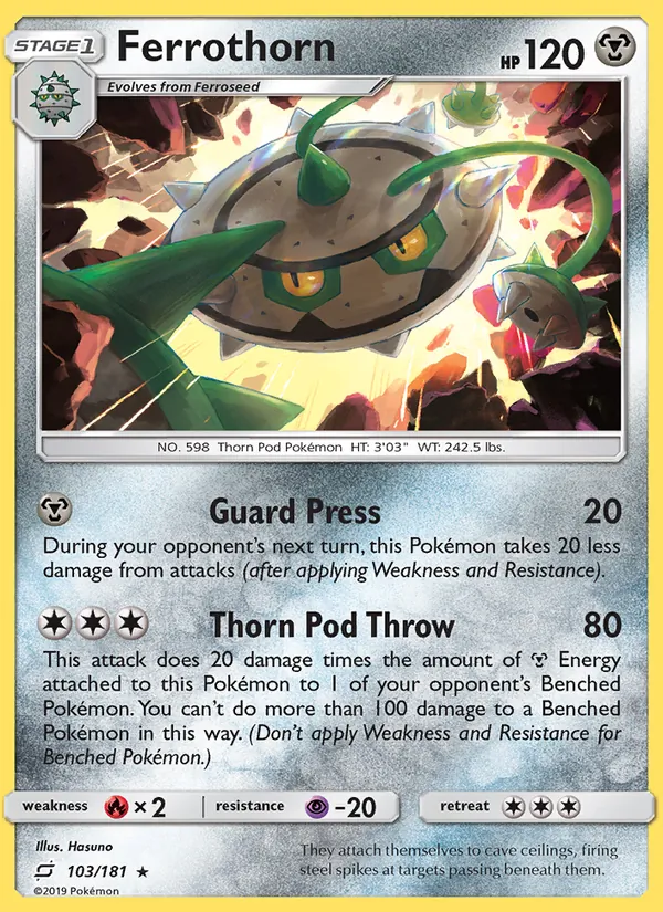 Ferrothorn #103 – Team Up card