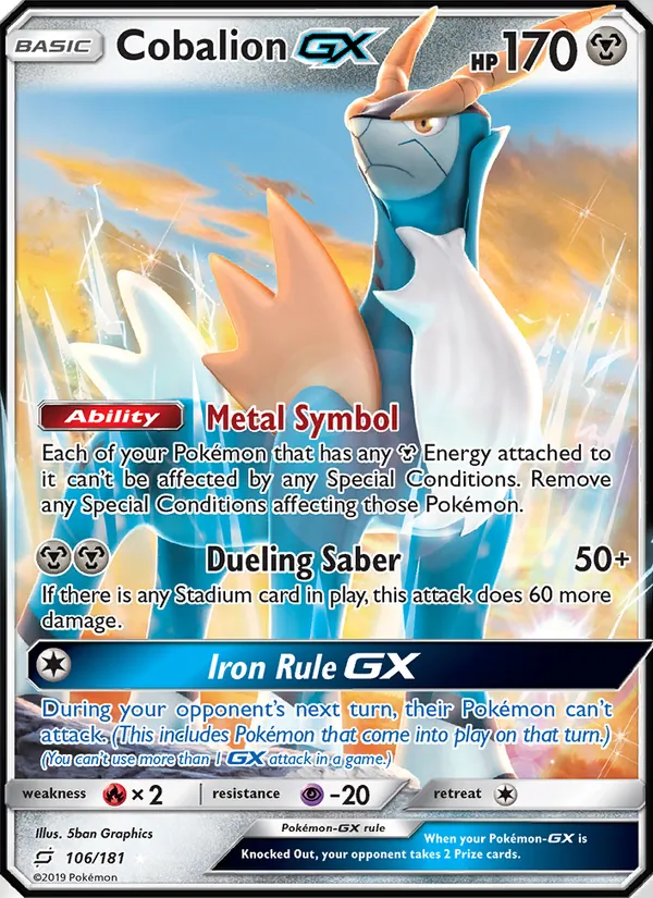 Cobalion GX #106 – Team Up card