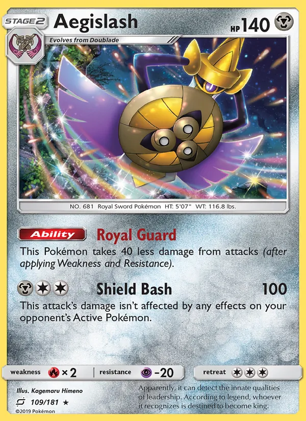 Aegislash #109 – Team Up card