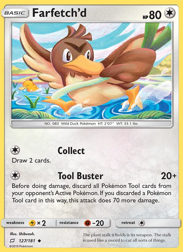 Farfetch’d #127 – Team Up card