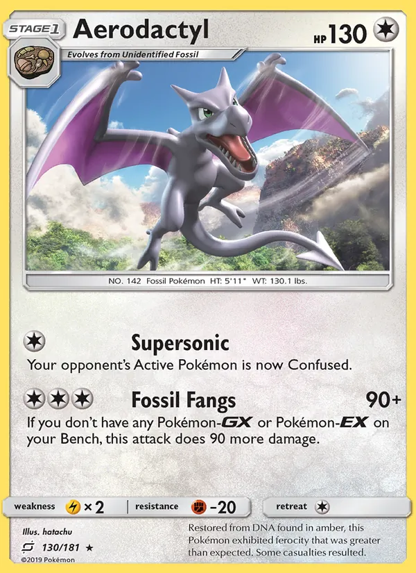 Aerodactyl #130 – Team Up card