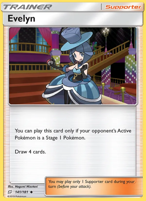 Evelyn #141 – Team Up card