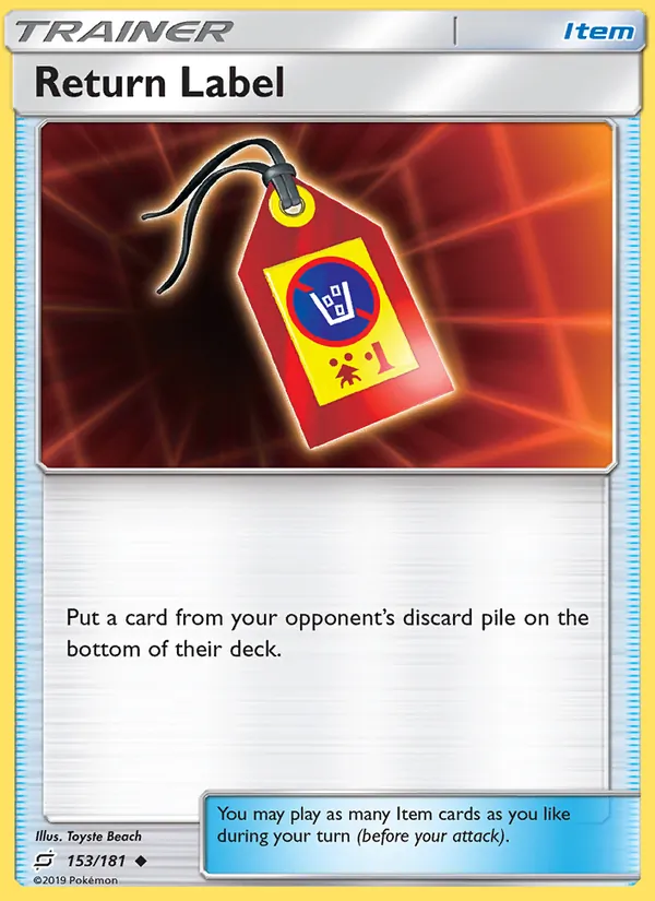 Return Label #153 – Team Up card