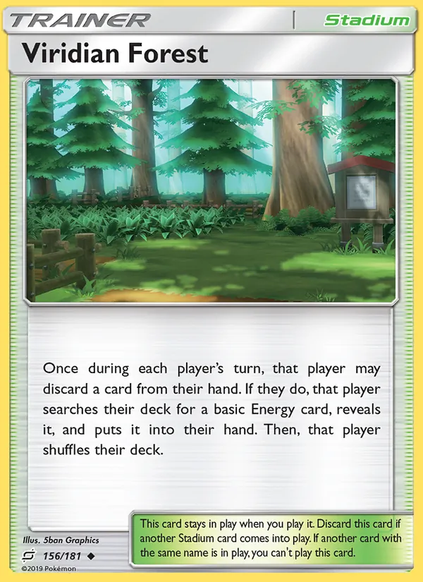 Viridian Forest #156 – Team Up card
