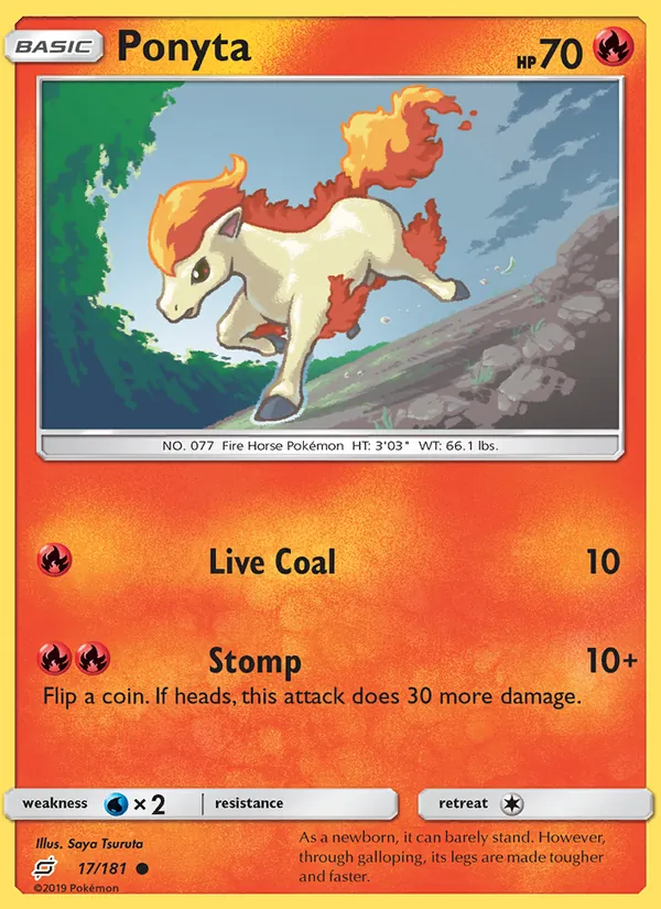 Ponyta #17 – Team Up card