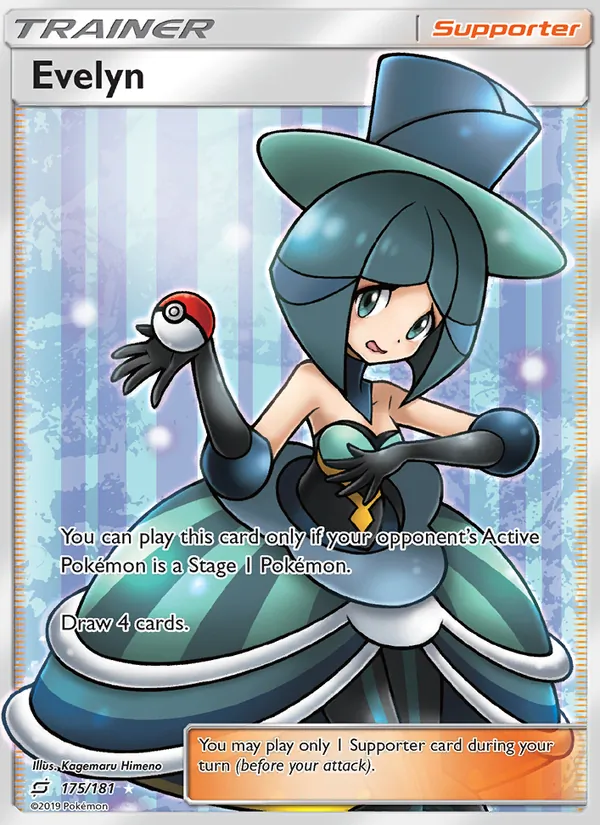 Evelyn #175 – Team Up card