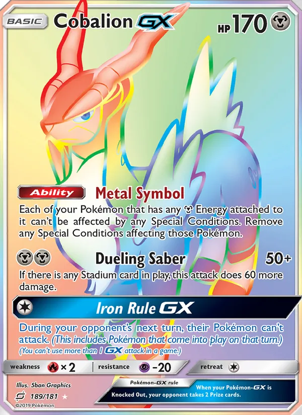 Cobalion GX #189 – Team Up card