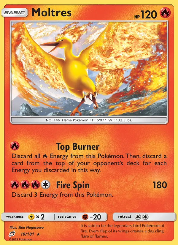 Moltres #19 – Team Up card