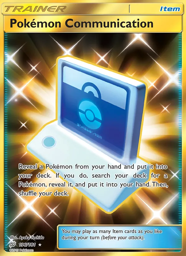 Pokémon Communication #196 – Team Up card