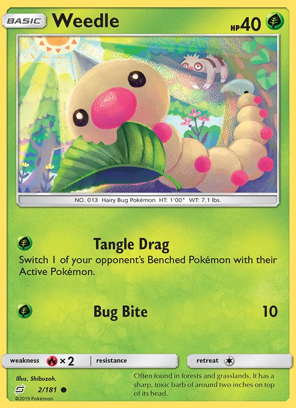 Weedle #2 – Team Up card