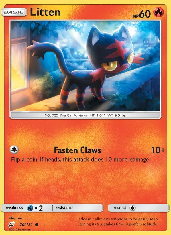 Litten #20 – Team Up card