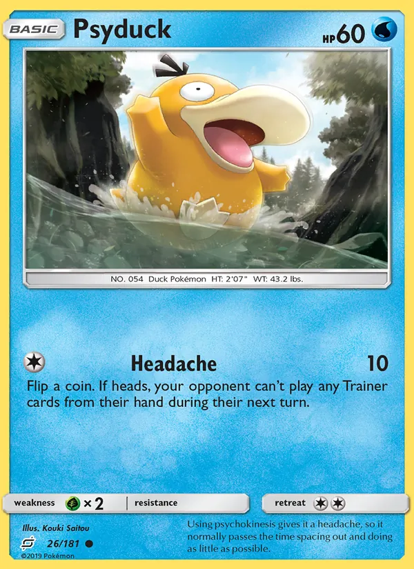 Psyduck #26 – Team Up card