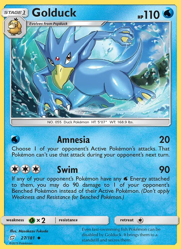 Golduck #27 – Team Up card