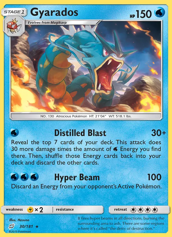 Gyarados #30 – Team Up card