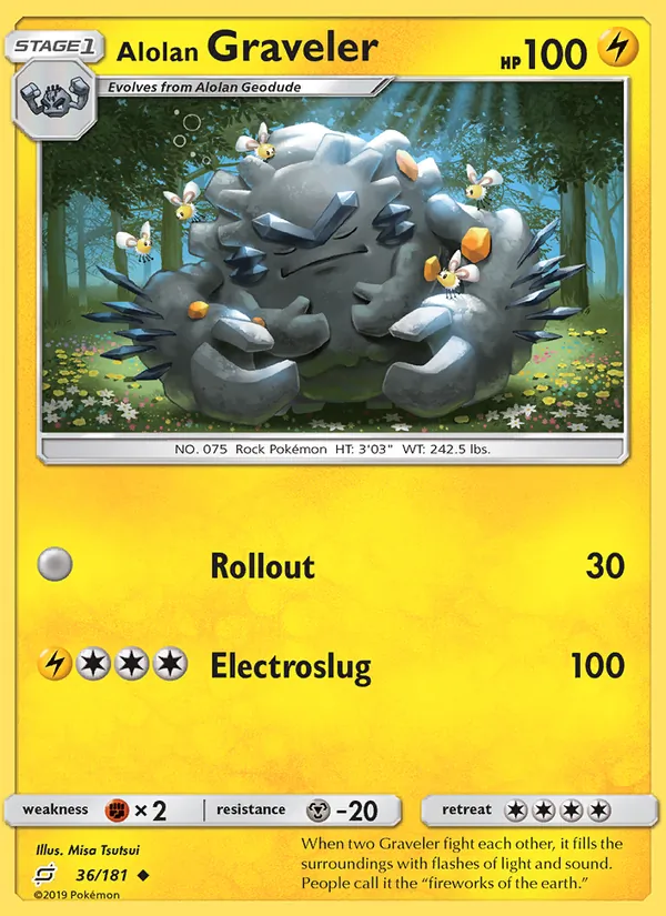 Alolan Graveler #36 – Team Up card