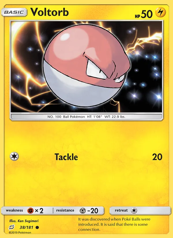 Voltorb #38 – Team Up card