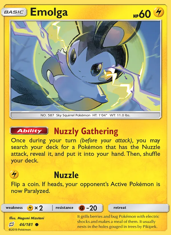 Emolga #46 – Team Up card