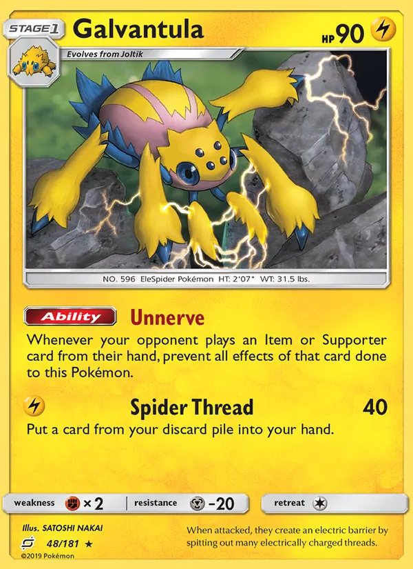 Galvantula #48 – Team Up card