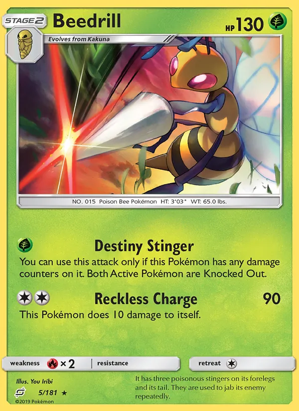 Beedrill #5 – Team Up card