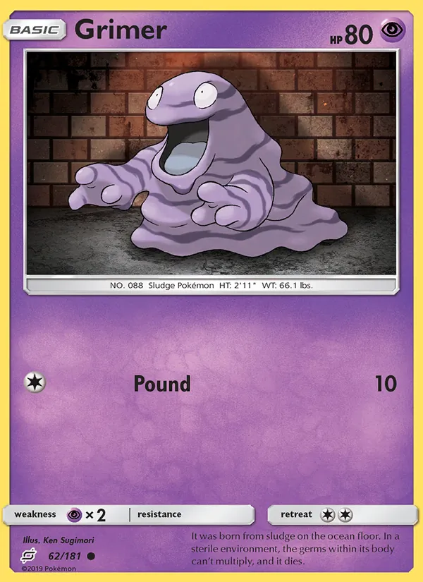 Grimer #62 – Team Up card