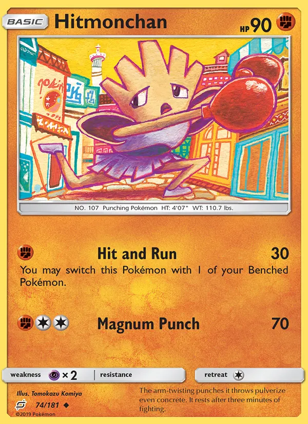 Hitmonchan #74 – Team Up card