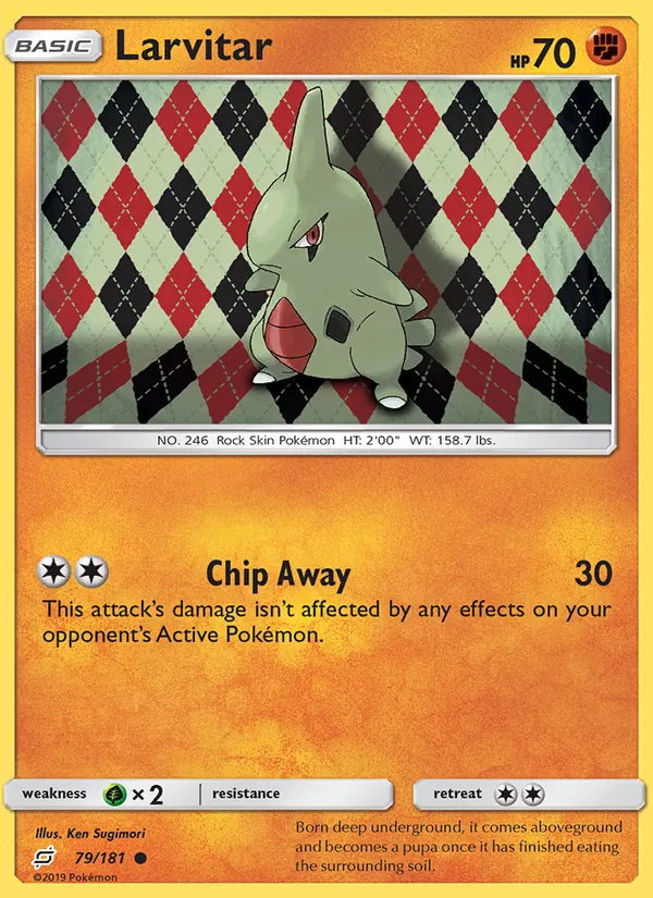 Larvitar #79 – Team Up card