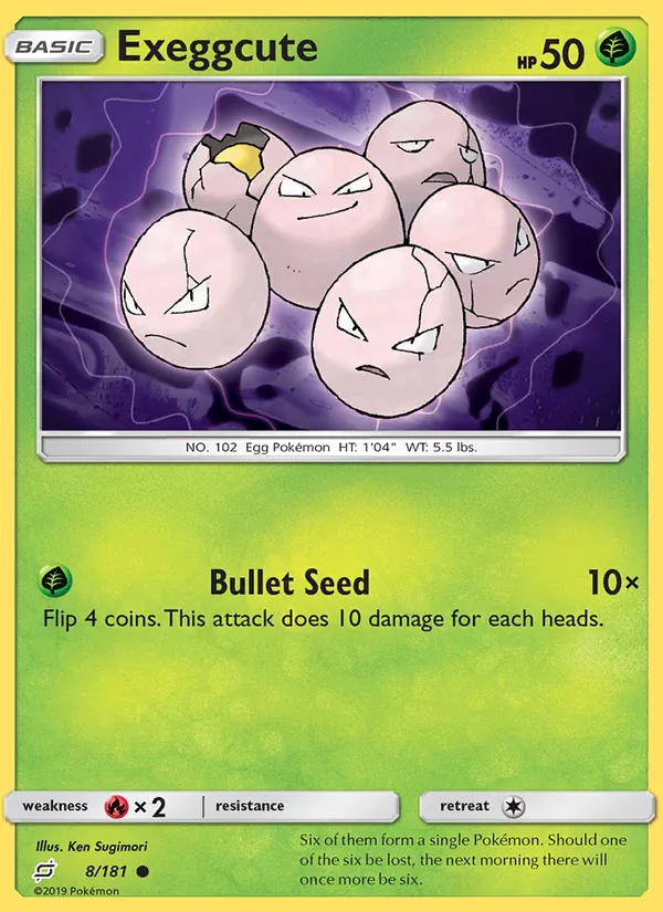 Exeggcute #8 – Team Up card