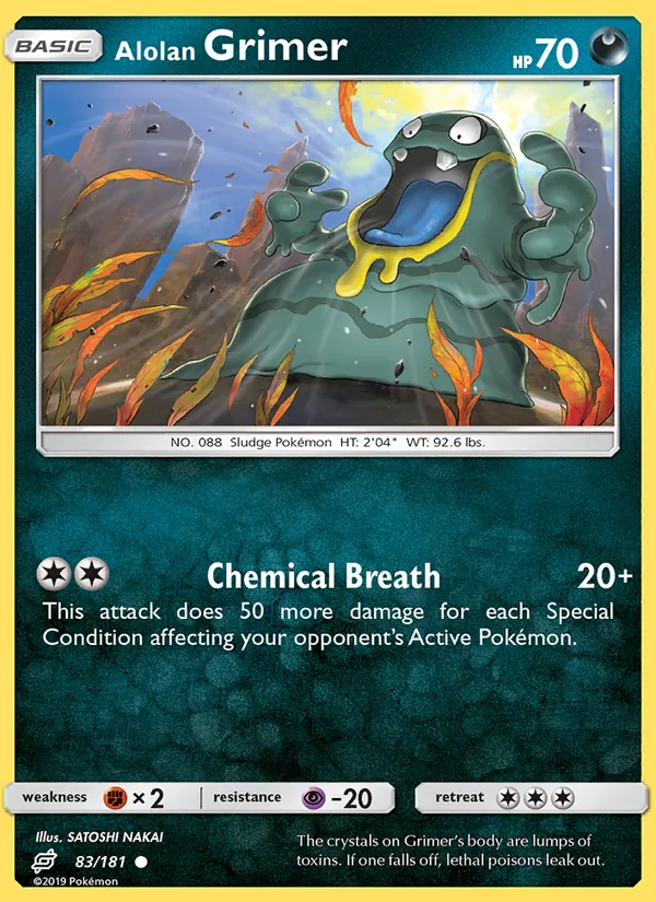 Alolan Grimer #83 – Team Up card