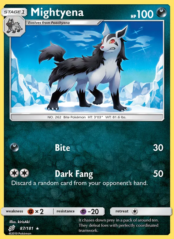 Mightyena #87 – Team Up card