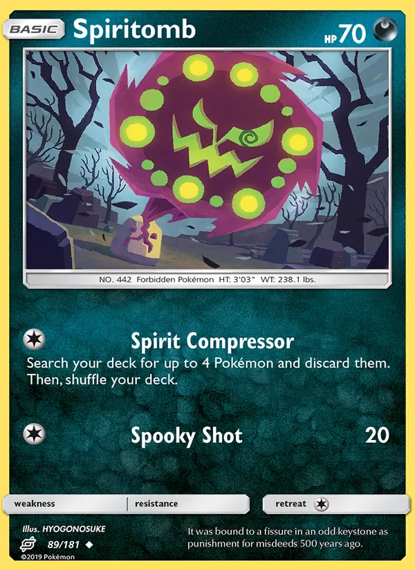 Spiritomb #89 – Team Up card