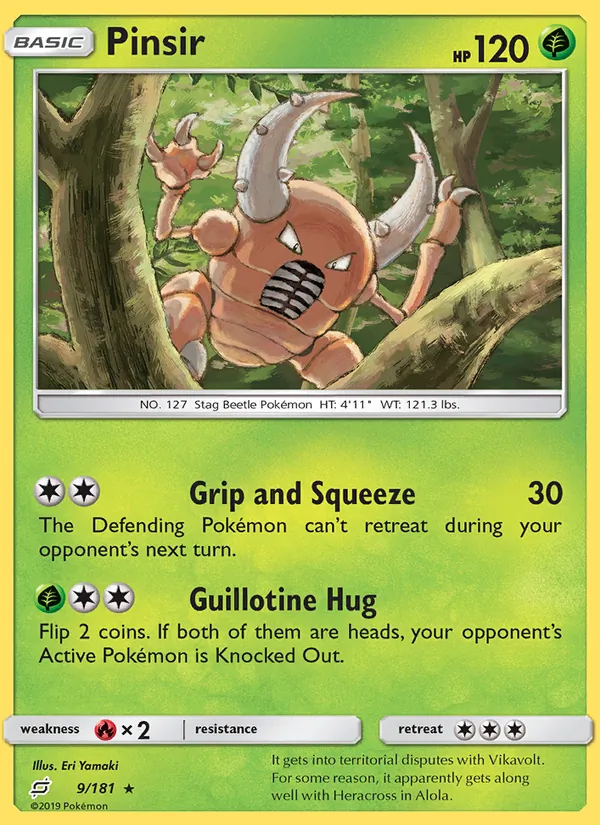 Pinsir #9 – Team Up card