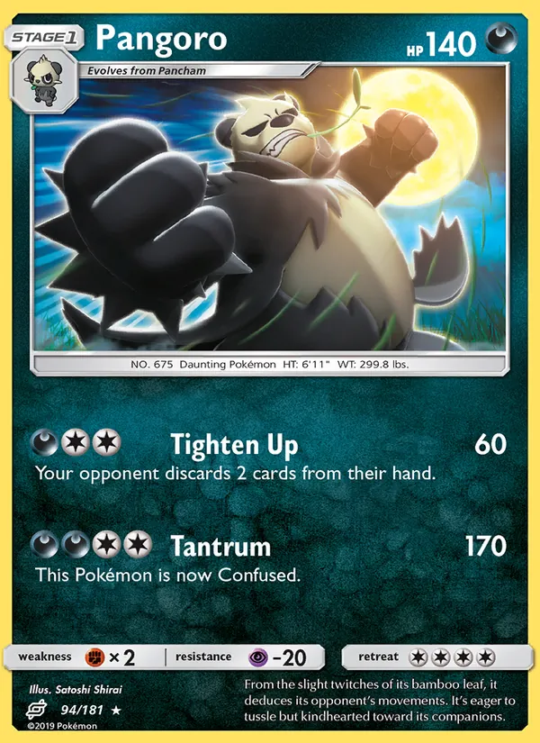 Pangoro #94 – Team Up card