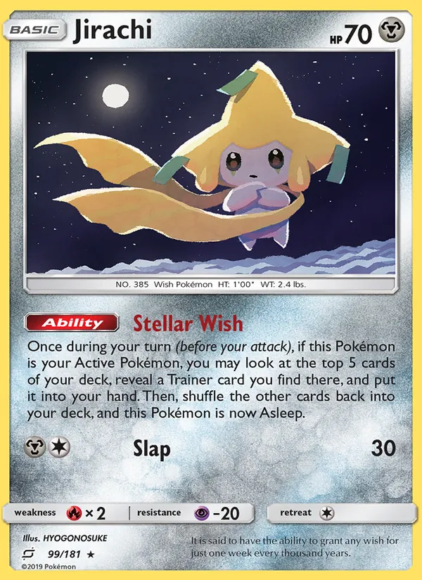 Jirachi #99 – Team Up card