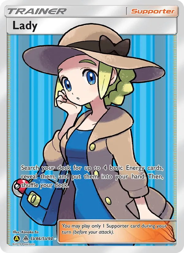 Lady #SV86 – Hidden Fates Shiny Vault card
