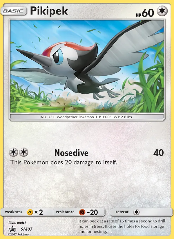 Pikipek #SM07 – SM Black Star Promos card