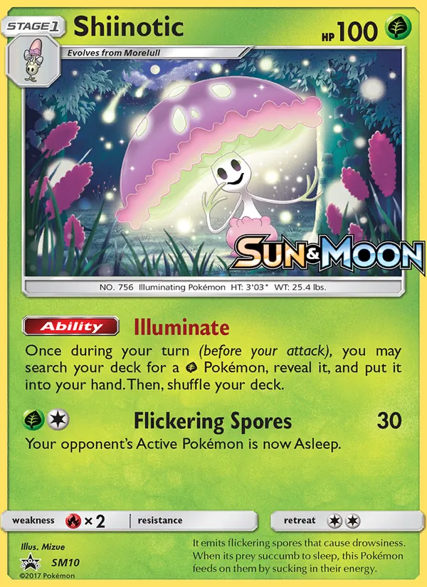 Shiinotic #SM10 – SM Black Star Promos card