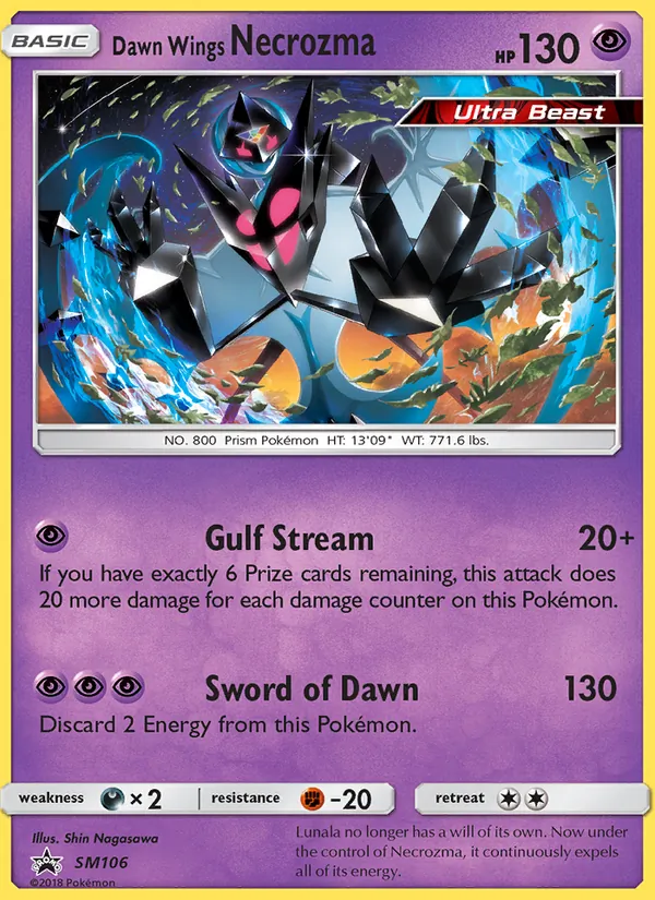 Dawn Wings Necrozma #SM106 – SM Black Star Promos card