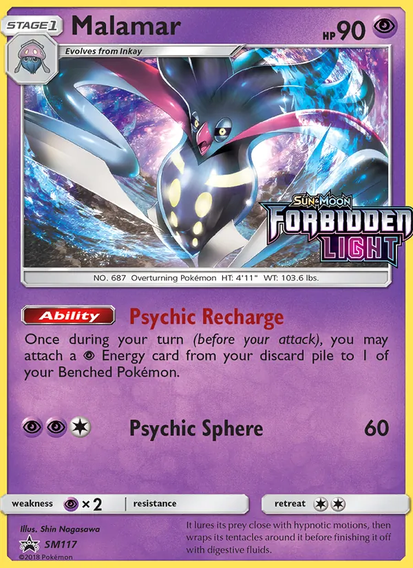 Malamar #SM117 – SM Black Star Promos card