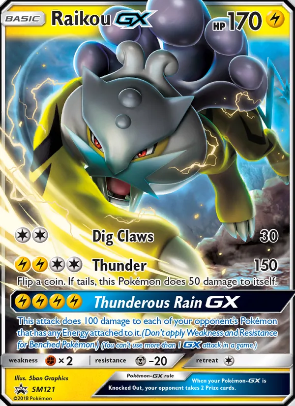 Raikou GX #SM121 – SM Black Star Promos card