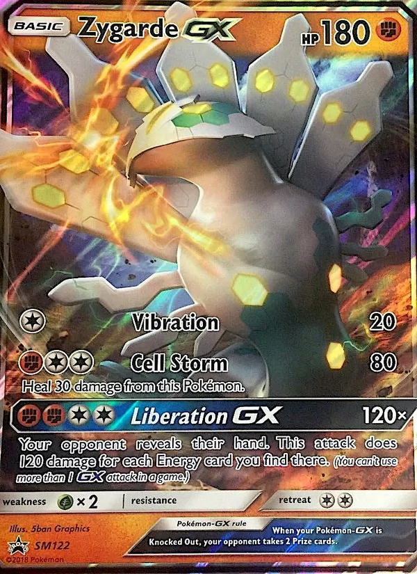 Zygarde GX #SM122 – SM Black Star Promos card