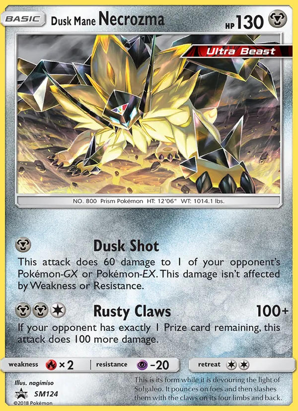 Dusk Mane Necrozma #SM124 – SM Black Star Promos card