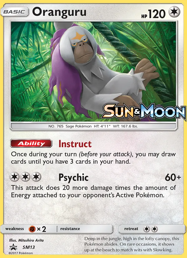 Oranguru #SM13 – SM Black Star Promos card