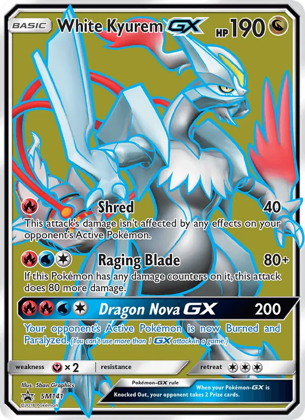 White Kyurem GX #SM141 – SM Black Star Promos card