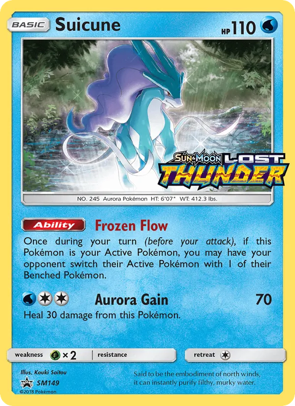 Suicune #SM149 – SM Black Star Promos card