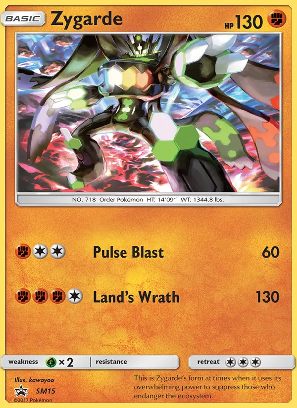 Zygarde #SM15 – SM Black Star Promos card