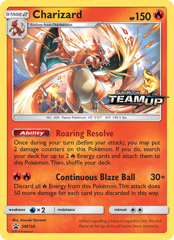 Charizard #SM158 – SM Black Star Promos card