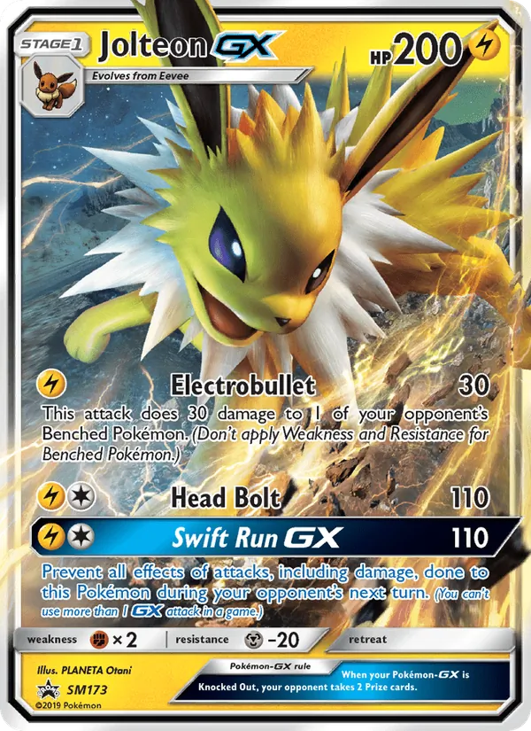 Jolteon GX #SM173 – SM Black Star Promos card